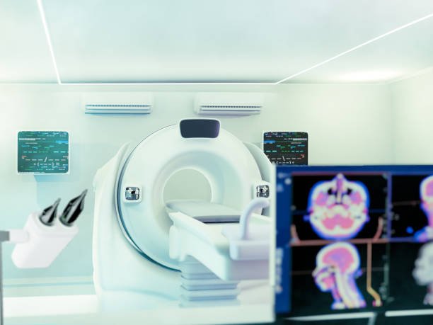 The CT scan room